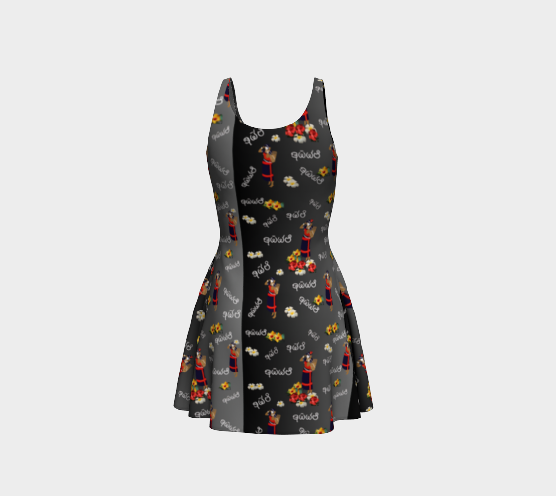 Hala Jummobi Flare mini dress