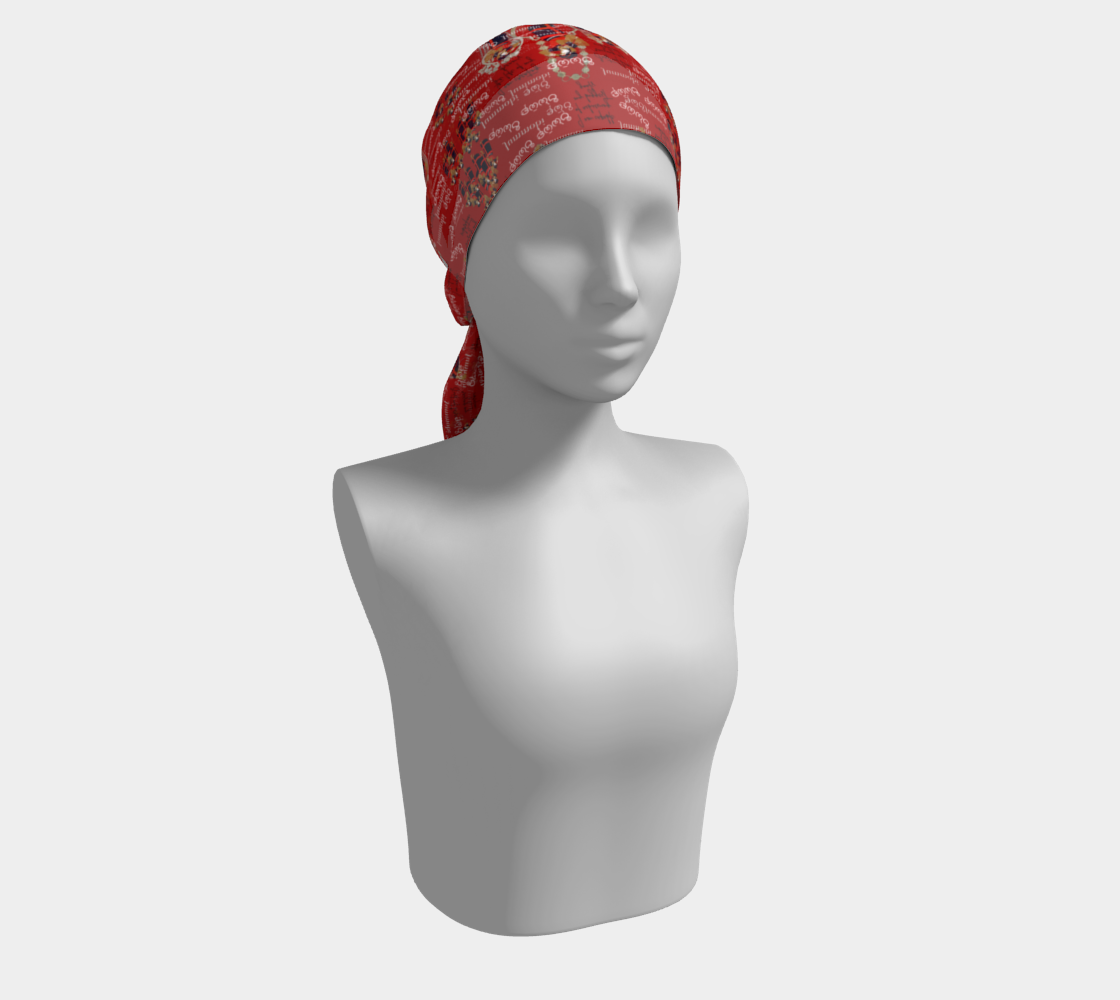 Jummobi red Scarf