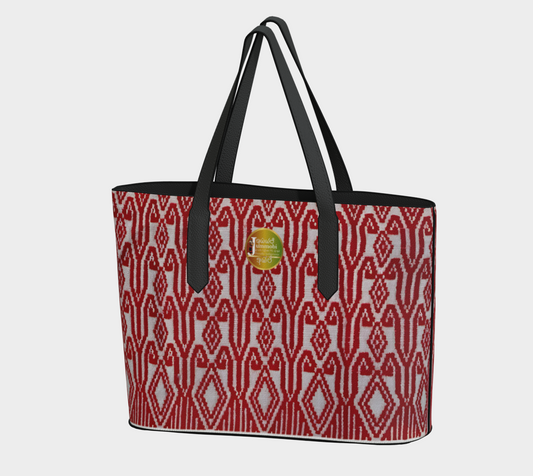 Red  Sabang Vegan tote ( Dangor /bigger print)
