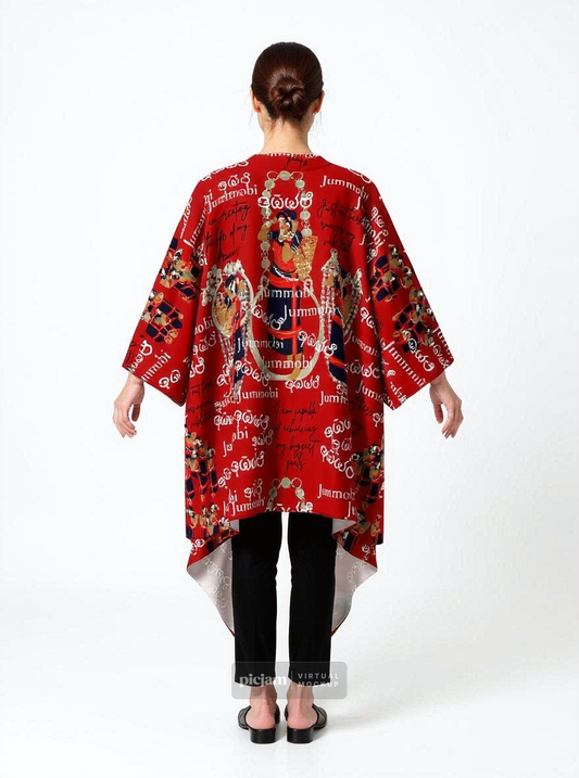 Rangabi Jummobi Kimono wrapped