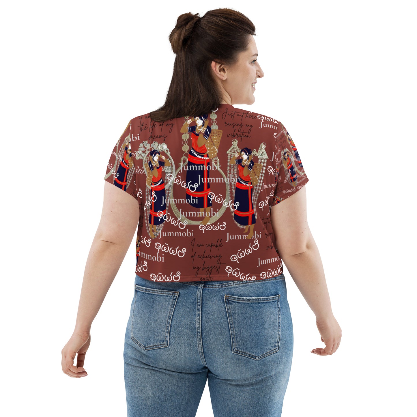 All-Over Print Crop Tee