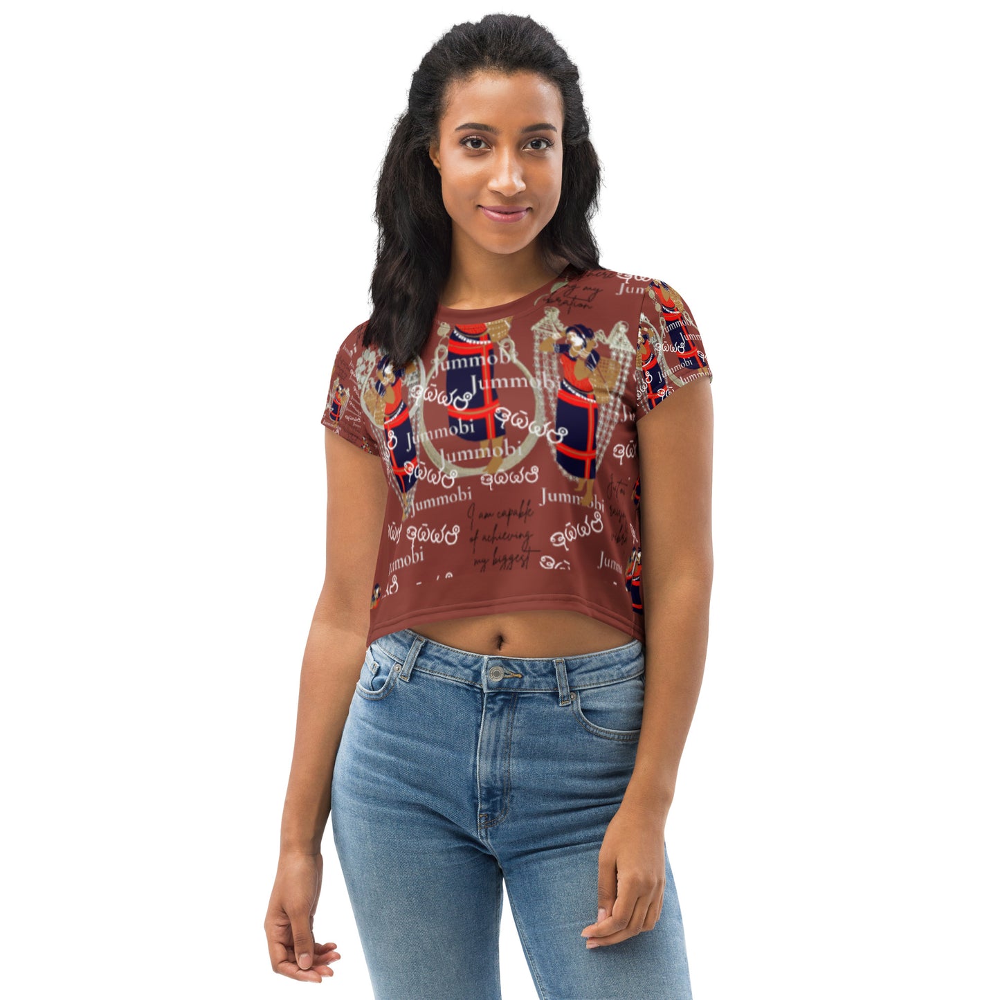 All-Over Print Crop Tee