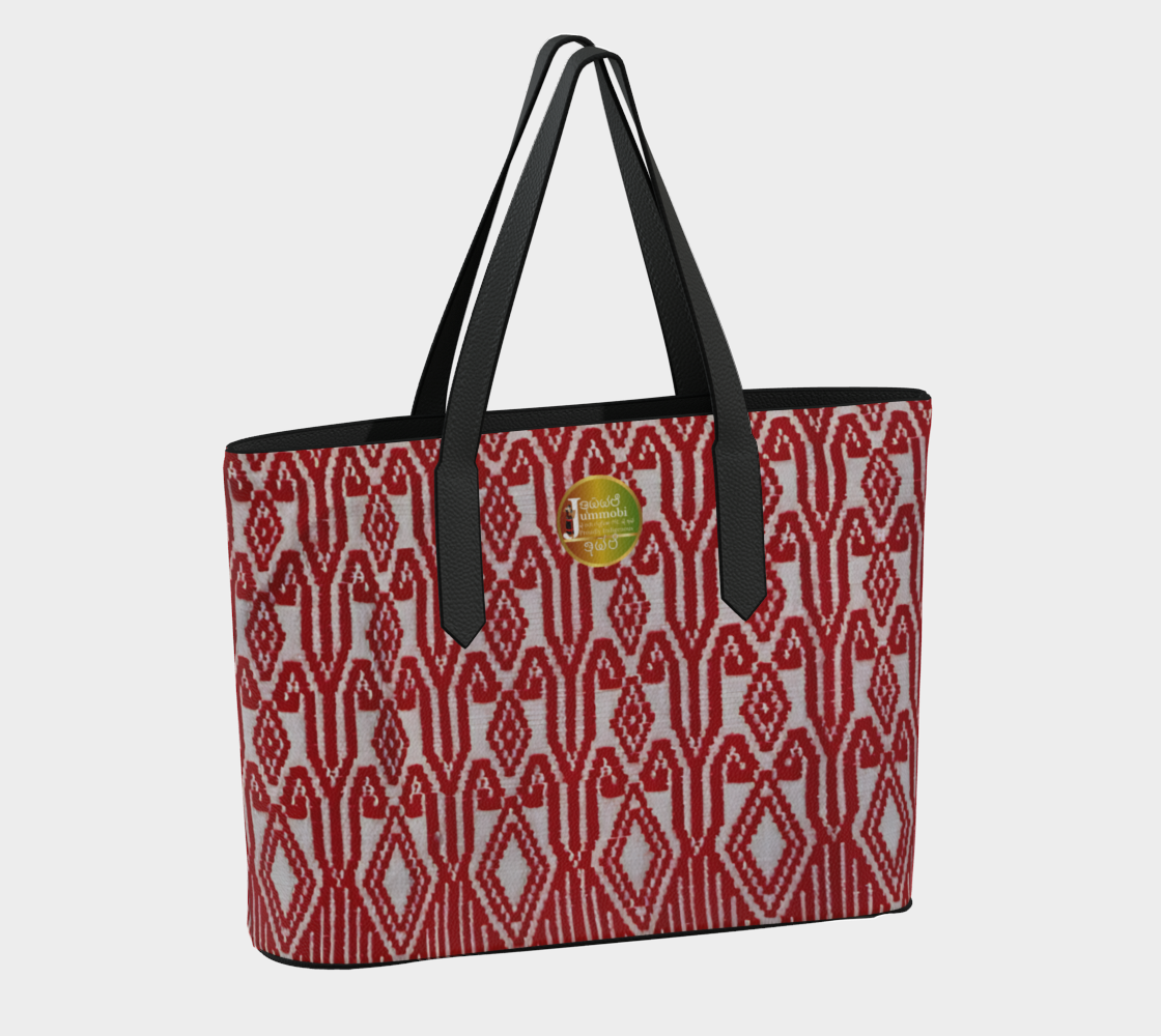 Red  Sabang Vegan tote ( Dangor /bigger print)