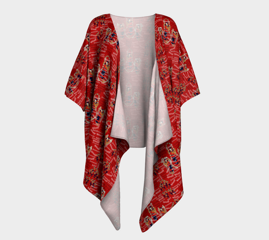 Ranga Jummobi Drapped Kimono top