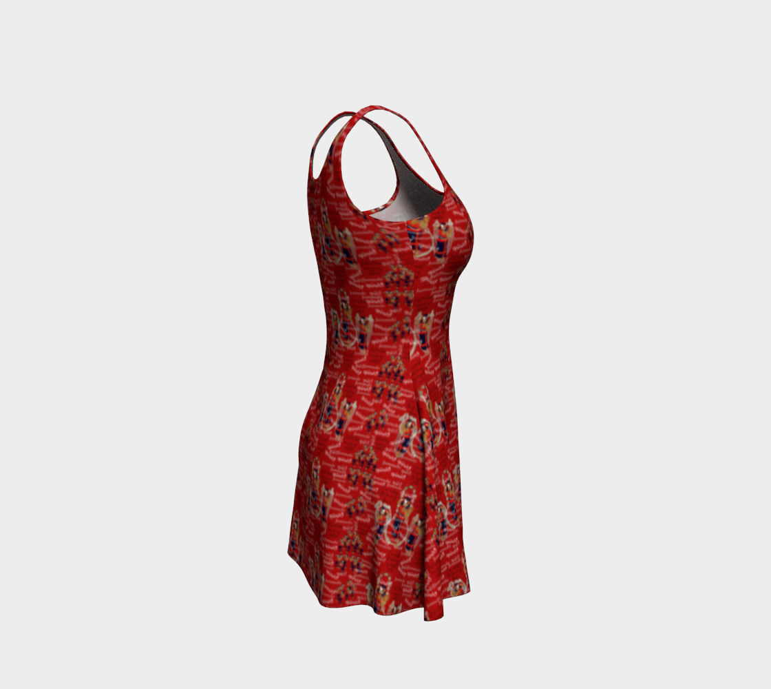 Jummobi Red Flare dress