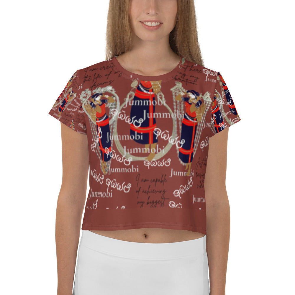 All-Over Print Crop Tee