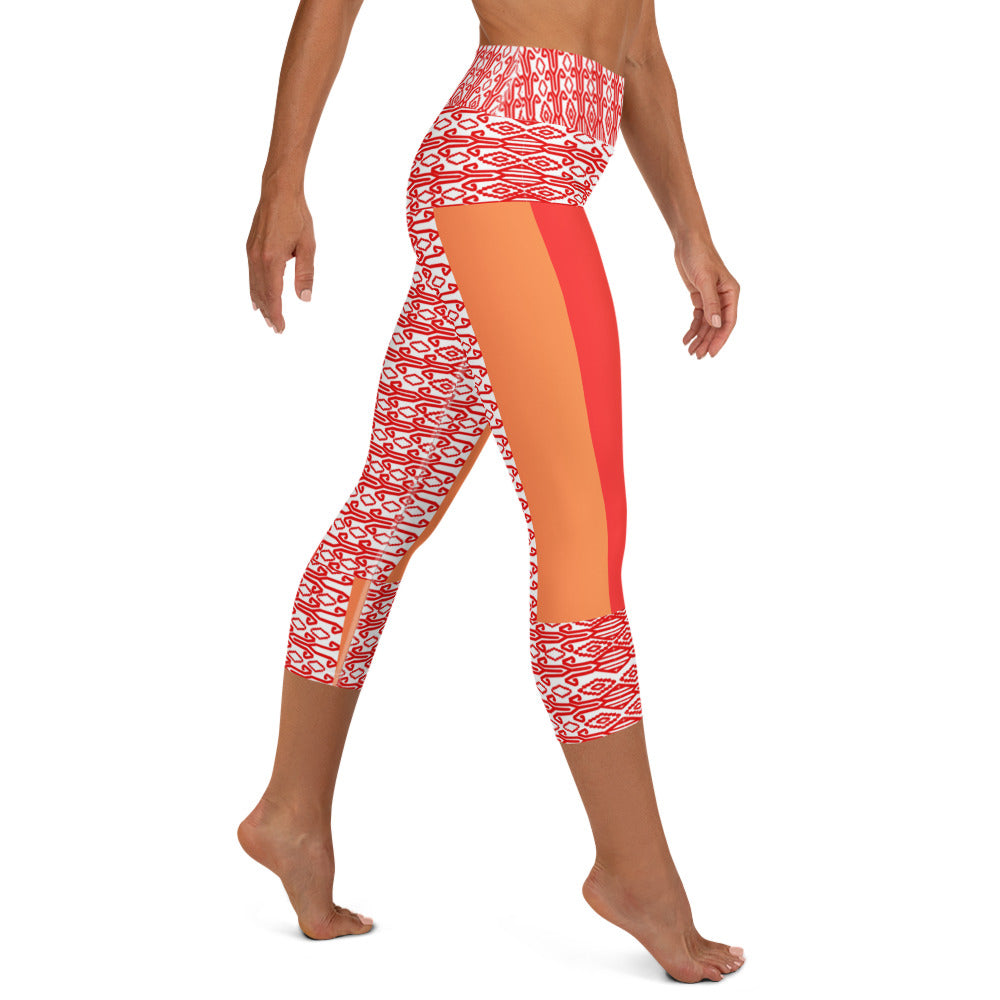 Active Life Women's Reversible Yoga Capri Leggings – Polyester/Spandex, MSRP $78