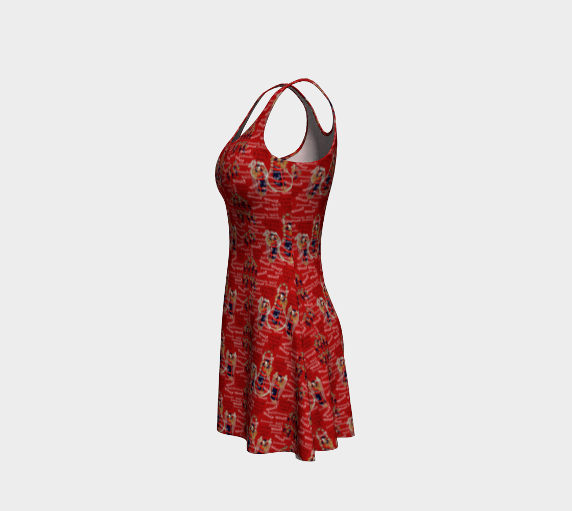 Jummobi Red Flare dress