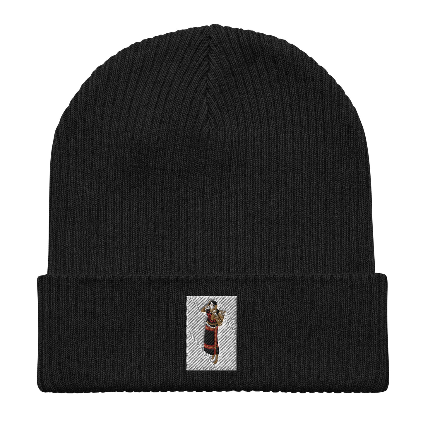 Organic ribbed beanie