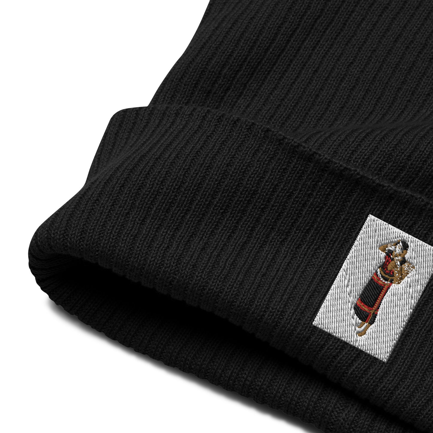 Organic ribbed beanie