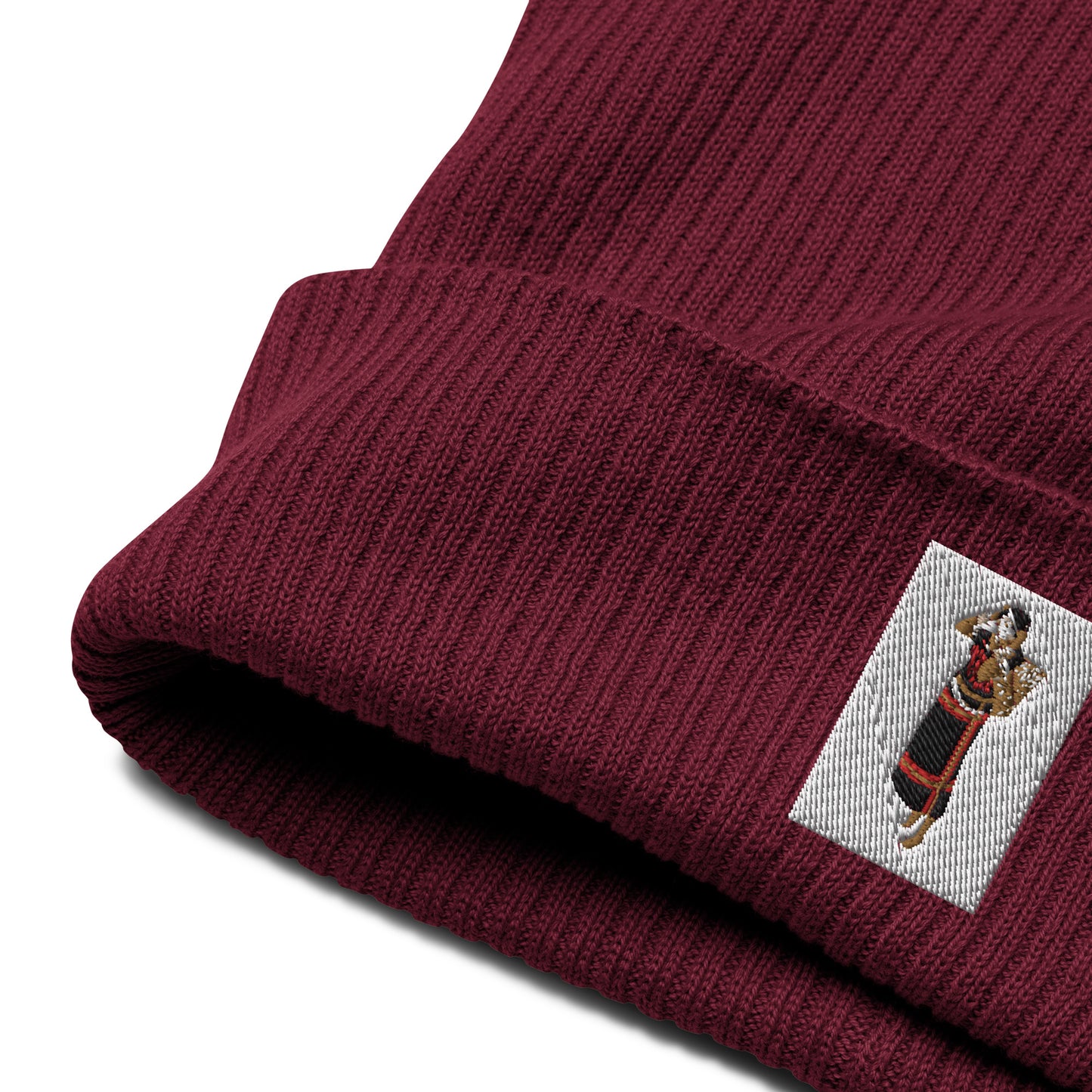 Organic ribbed beanie