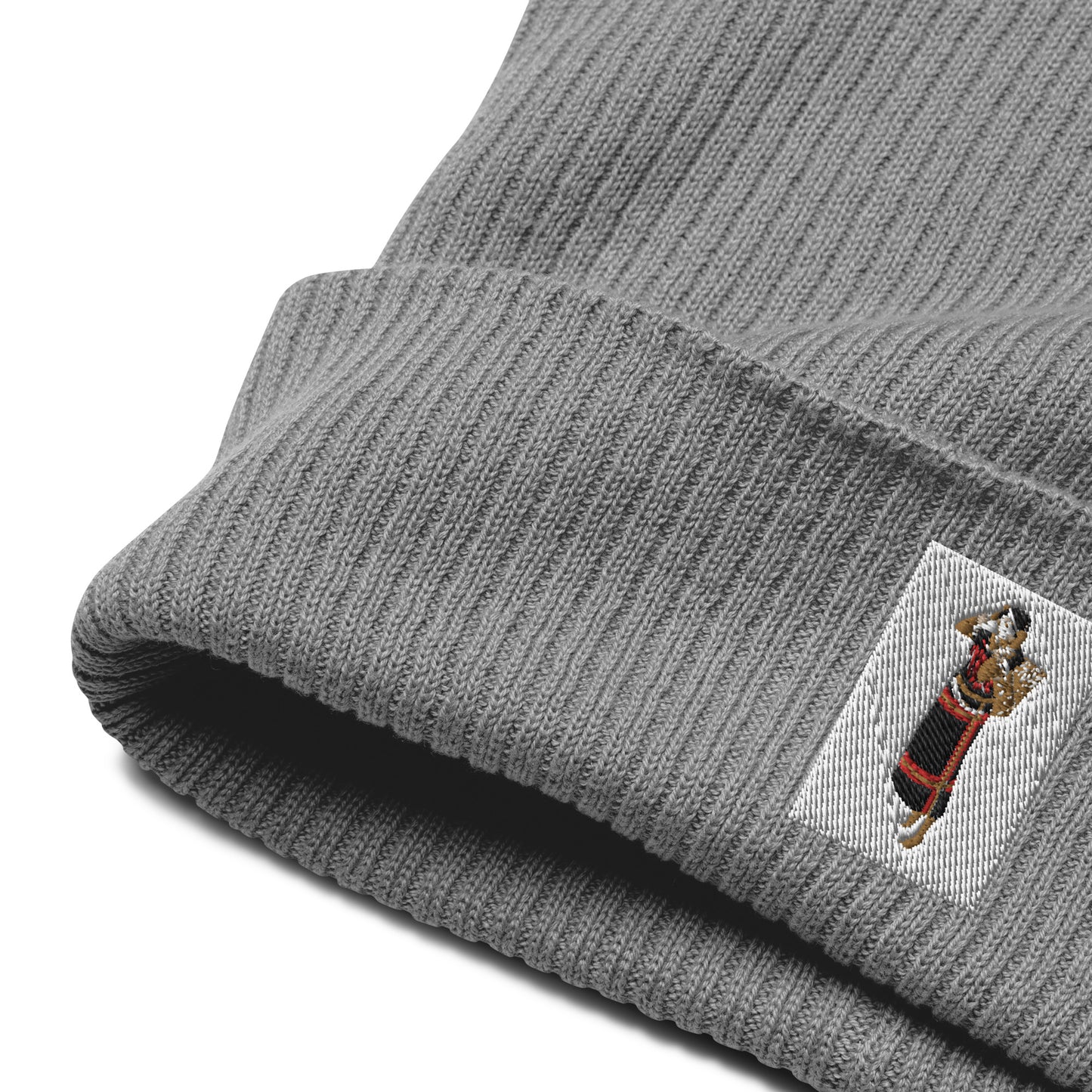 Organic ribbed beanie