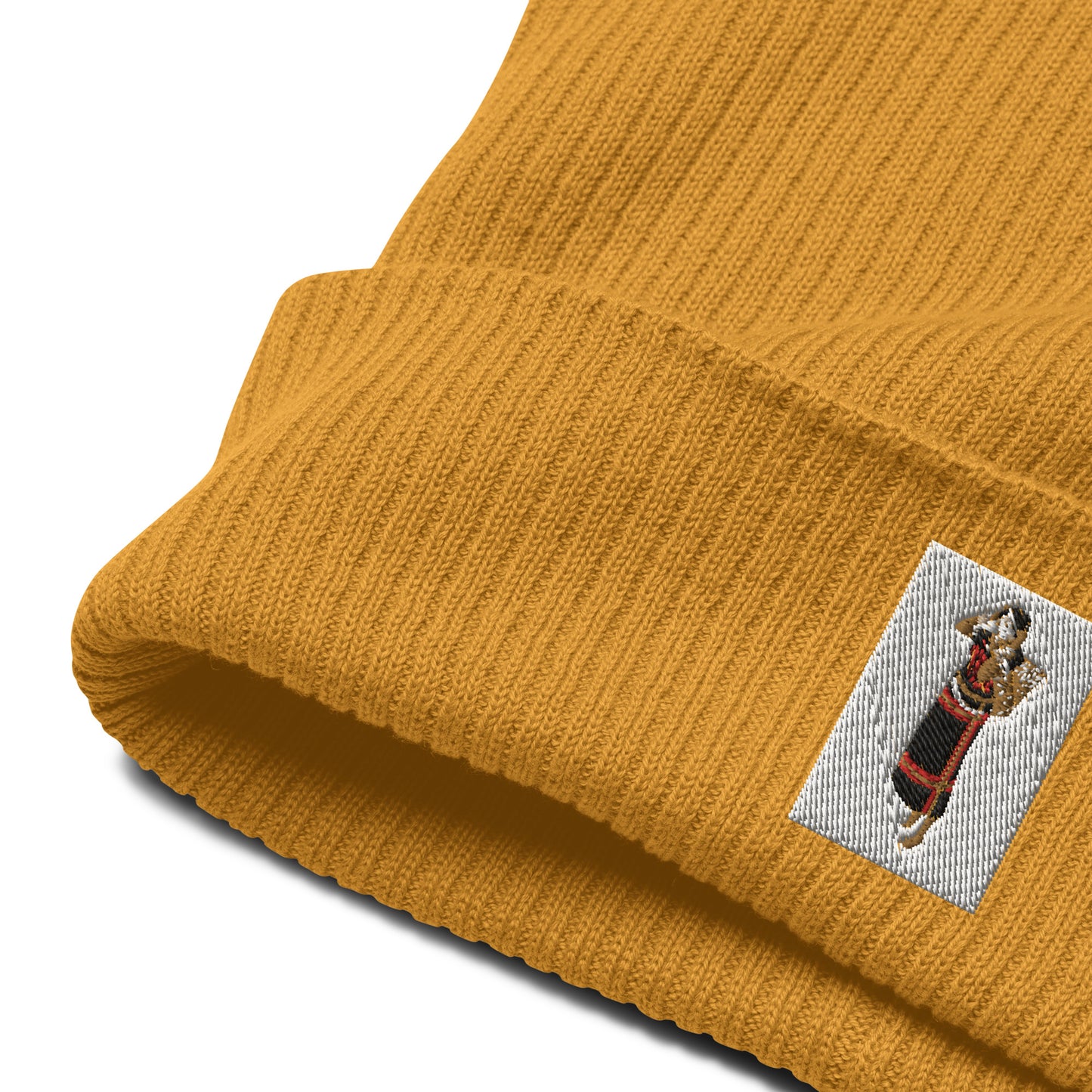 Organic ribbed beanie